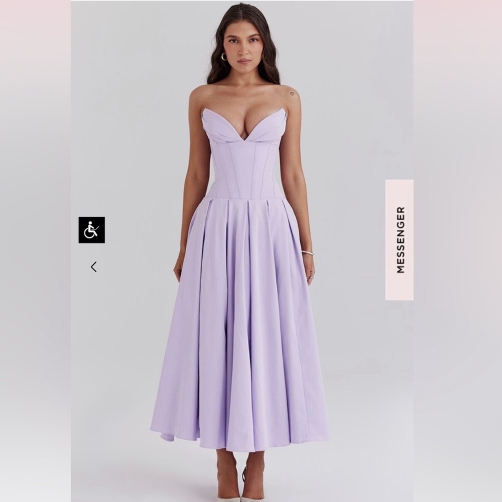 House of CB Lavender Midi Dress